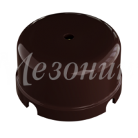 Коробка распределительная пластиковая Усадьба D78х43мм коричневый