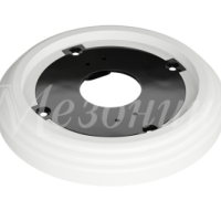 Рамка пластиковая Усадьба 1ОП D92x14мм белый