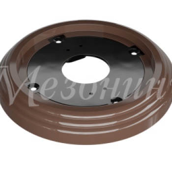 Рамка пластиковая Усадьба 1ОП D92x14мм какао