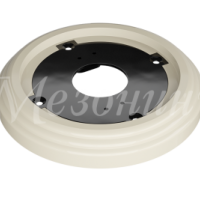 Рамка Усадьба пластик D92x14мм слоновая кость 1-ая ретро