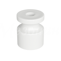 Изолятор пластиковый Усадьба D20х24мм белый (100)