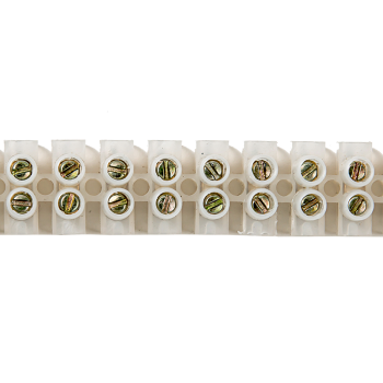 Колодка клеммная  30А 6-16мм² белый InHome ЗВИ-30 (10)