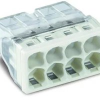 Зажим безвинтовой 8x2.5мм² с пастой Compact Wago (50)