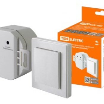 Умный выключатель TDM РВ1-М1.1 комплект для  беспроводного управления нагрузкой (80)