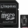 Карта micro-SD Kingston 64GB Class10 UHS-I CanvasSelectPlus 100MB/s + адаптер (SDXC)