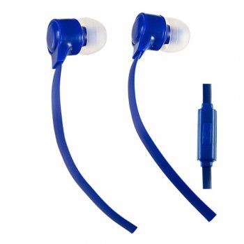 Гарнитура вкладыши Perfeo Handy плоский кабель фиолетовый new пакет (1/50)