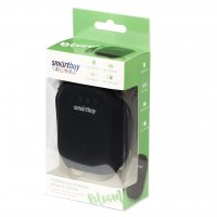 Колонка портативная Bluetooth SmartBuy 140 Bloom 3Вт аккумулятор 400мАч MP3/FM/microSD/USB/AUX черный (1/30)