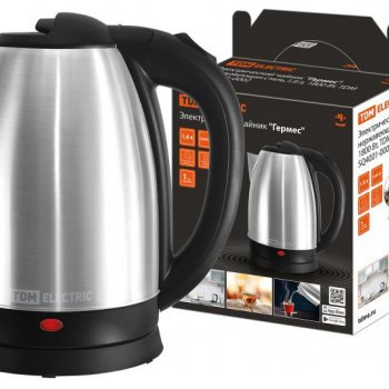 Чайник электрический сталь TDM Гермес 1.8л 1800Вт (12)