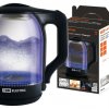 Чайник электр стекло TDM Нептун 1.8л 1800Вт черный (12)