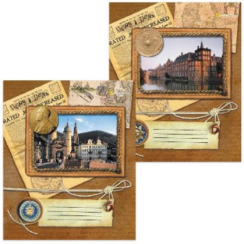 Тетрадь 96л. А5 клетка Brauberg ЭКО скрепка обложка картон АССОРТИ (1/7)