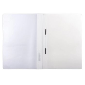 Папка-скоросшиватель А4 140/180мкм Brauberg белый (10/50)