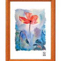 Рамка дерево 18x24 1703 лиственница Зебра (25)