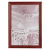 Рамка дерево 21x30 с20 красный (25)