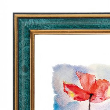 Рамка пластик 20x25 Зебра 1,7мм 3899 малахит (25)