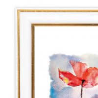 Рамка пластик 20x25 Зебра 1,7мм 3915 молоко (25)