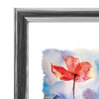 Фоторамка 25*25 Зебра 1,7мм 3873 серебро (1/25)