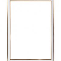 Рамка пластик 50x60 Зебра 1,7мм 3915 молоко (10)