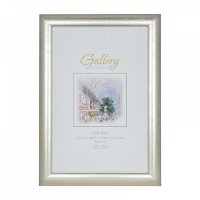 Рамка пластик 20x30 Мирам 647221-8 платина широкий багет (12)