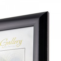 Рамка пластик 40x50 Gallery 647277-16 черный широкий (6)