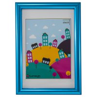 Рамка пластик 10x15 Палитра аквамарин металлик (13)