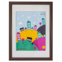 Рамка пластик 15x21 Палитра венге с ножкой стекло (24)