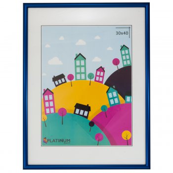 Фоторамка 30*40 "Палитра" синий металлик (1/17)