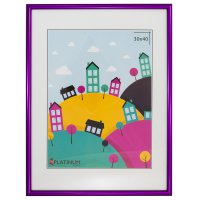 Рамка пластик 30x40 Палитра фиолетовый металлик (17)