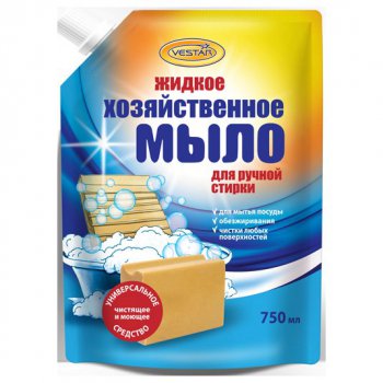 Мыло хоз жидкое Vestar 750мл дой-пак (8)