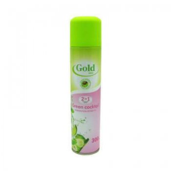Освежитель ГолдВинд 300мл Зеленый Коктейль (12)