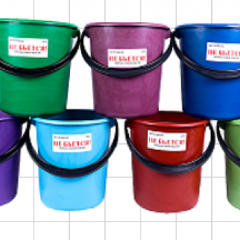 Ведро 10л 1сорт ударопрочное для сада цвет в асс (10)