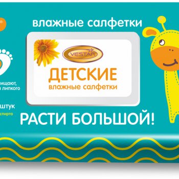 Салфетки влаж Vestar 120шт детские (16)