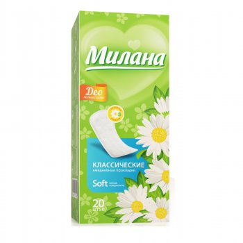 Прокладки ежедневные классические Милана soft deo Летние травы 20шт (48)