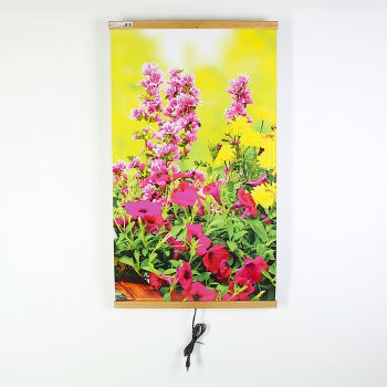 Электрообогреватель настенный Домашний очаг Цветы 500Вт 1050x600мм