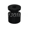 Изолятор пластиковый Усадьба D20х24мм черный