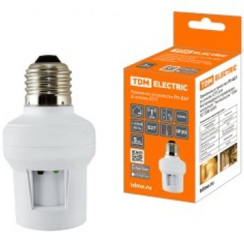 Приемное устройство TDM П1-Е27 в цоколь Е27 для беспроводного управления нагрузкой (75)