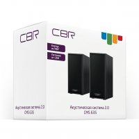 Колонки 2.0 CBR CMS-635 2x3Вт USB МДФ черный