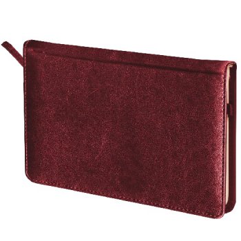 Еженедельник недатированный  А6 Brauberg "Imperial" 95*155мм 72л. под гладкую кожу кремовый блок коричневый (1)