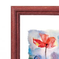 Рамка дерево 30x35 1702 темный орех Зебра (15)