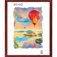 Рамка дерево 40x50 2502 темный орех широкий багет Зебра (10)