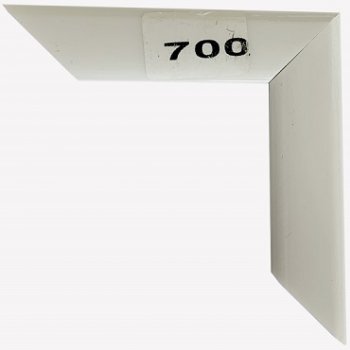 Рамка пластик 10x15 Зебра 2,2мм 700 белый (1/100)