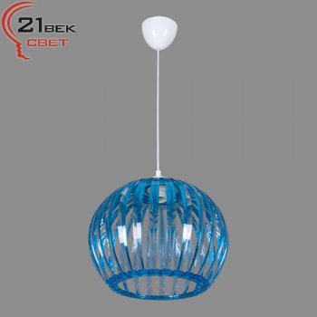 Светильник подвесной 1хE27 21Век 0336/1 синий (5)