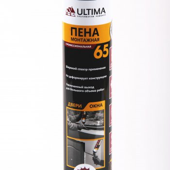 Пена монтажная пистолетная UltimaPro65 820мл зимняя (12)