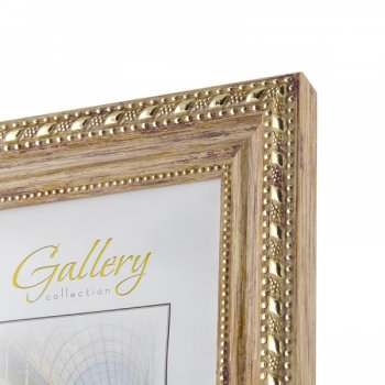 Рамка пластик 40x50 Gallery 642948-16 коричневый с золот.орнаментом (6)
