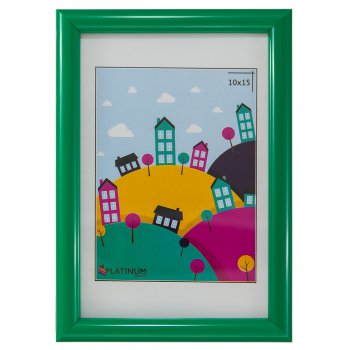 Рамка пластик 10x15 Палитра зеленый (24)