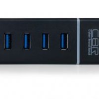 USB-хаб CBR CH-157, USB 3.0 4 порта. Поддержка Plug&Play. Длина провода 50+-3см. LED-подсветка