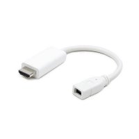 Переходник miniDisplayPort - HDMI 20F/19M, 0.1м, Cablexpert, белый (1/100)