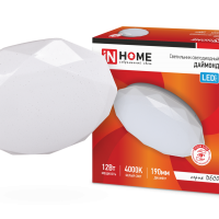 Светильник диодный InHome Deco ДАЙМОНД 36Вт D350x65мм 6500К IP40 2340Лм (20)