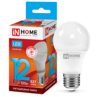 Лампа диодная A60 12Вт Е27 4000К 1080Лм InHome (10)