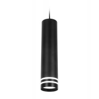 Подвесной точечный светодиодный светильник TN252 BK/S черный/песок LED 4200K 12W D70*290