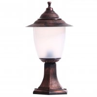 Светильник уличный напольный Е27 TDM Прага 60Вт IP44 пластик медь (4)